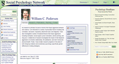 Desktop Screenshot of pedersen.socialpsychology.org