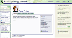 Desktop Screenshot of peplau.socialpsychology.org