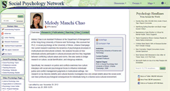 Desktop Screenshot of chao.socialpsychology.org