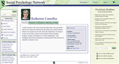 Desktop Screenshot of carnelley.socialpsychology.org