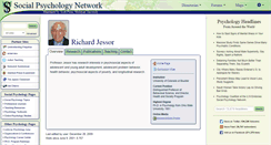 Desktop Screenshot of jessor.socialpsychology.org