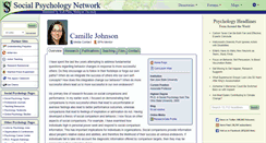 Desktop Screenshot of camille.johnson.socialpsychology.org