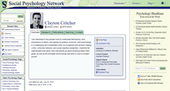Desktop Screenshot of critcher.socialpsychology.org