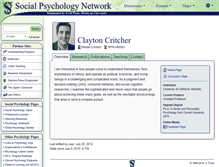 Tablet Screenshot of critcher.socialpsychology.org
