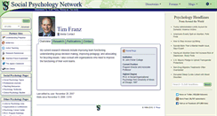 Desktop Screenshot of franz.socialpsychology.org