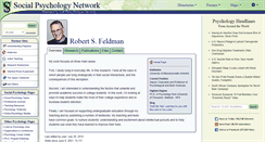 Desktop Screenshot of feldman.socialpsychology.org