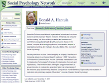 Tablet Screenshot of hantula.socialpsychology.org