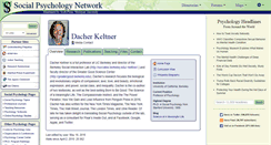 Desktop Screenshot of keltner.socialpsychology.org