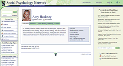 Desktop Screenshot of hackney-hansen.socialpsychology.org