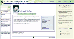 Desktop Screenshot of hafner.socialpsychology.org