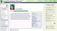 Desktop Screenshot of beckes.socialpsychology.org