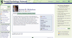 Desktop Screenshot of mickelson.socialpsychology.org