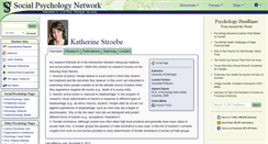 Desktop Screenshot of katherine.stroebe.socialpsychology.org