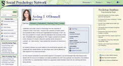 Desktop Screenshot of odonnell.socialpsychology.org
