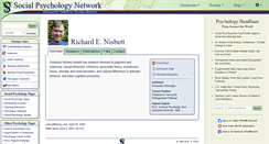 Desktop Screenshot of nisbett.socialpsychology.org