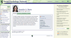 Desktop Screenshot of bartz.socialpsychology.org