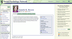 Desktop Screenshot of bosson.socialpsychology.org