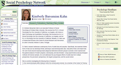 Desktop Screenshot of kimberly.kahn.socialpsychology.org