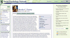 Desktop Screenshot of feeney.socialpsychology.org