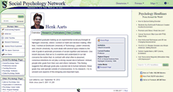Desktop Screenshot of aarts.socialpsychology.org