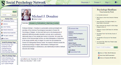 Desktop Screenshot of donahue.socialpsychology.org