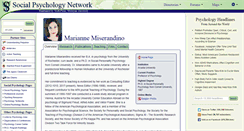 Desktop Screenshot of miserandino.socialpsychology.org