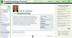 Desktop Screenshot of joel.goldstein.socialpsychology.org