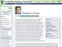 Tablet Screenshot of lafrance.socialpsychology.org
