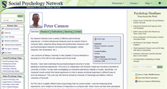 Desktop Screenshot of cannon.socialpsychology.org