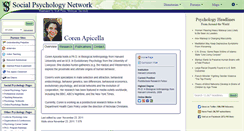 Desktop Screenshot of apicella.socialpsychology.org