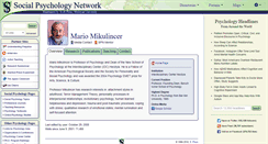 Desktop Screenshot of mikulincer.socialpsychology.org