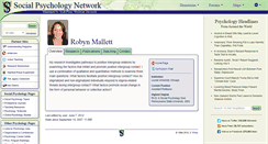 Desktop Screenshot of mallett.socialpsychology.org