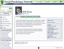 Tablet Screenshot of klein.socialpsychology.org