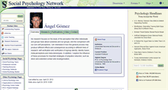 Desktop Screenshot of gomez.socialpsychology.org