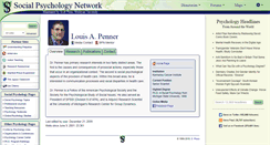 Desktop Screenshot of penner.socialpsychology.org