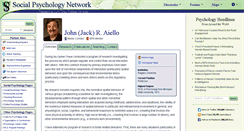 Desktop Screenshot of aiello.socialpsychology.org