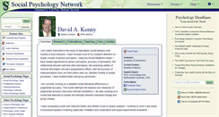 Desktop Screenshot of kenny.socialpsychology.org