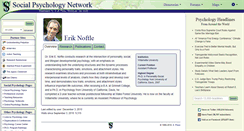 Desktop Screenshot of noftle.socialpsychology.org