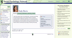 Desktop Screenshot of jody.davis.socialpsychology.org