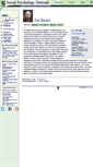 Mobile Screenshot of berard.socialpsychology.org