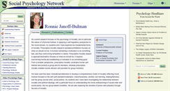 Desktop Screenshot of janoffbulman.socialpsychology.org