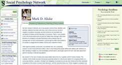 Desktop Screenshot of alicke.socialpsychology.org