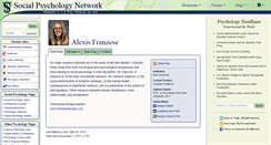 Desktop Screenshot of franzese.socialpsychology.org