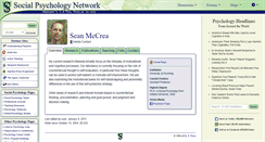 Desktop Screenshot of mccrea.socialpsychology.org