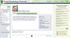 Desktop Screenshot of maccoun.socialpsychology.org