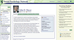 Desktop Screenshot of mayer.socialpsychology.org