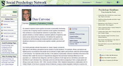 Desktop Screenshot of cervone.socialpsychology.org