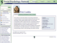 Tablet Screenshot of laukka.socialpsychology.org
