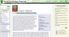 Desktop Screenshot of anderson.socialpsychology.org