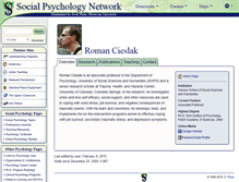 Tablet Screenshot of cieslak.socialpsychology.org